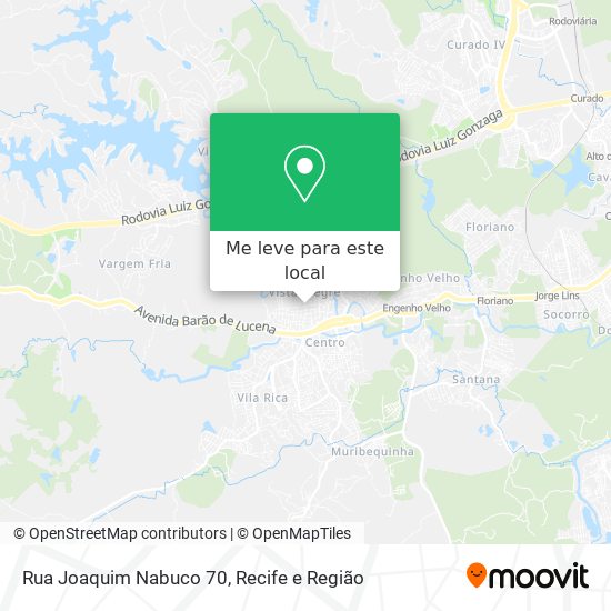 Rua Joaquim Nabuco 70 mapa