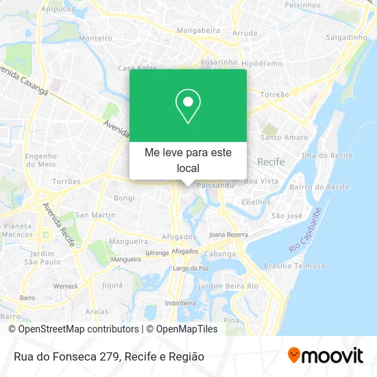 Rua do Fonseca 279 mapa