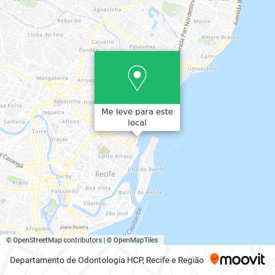 Departamento de Odontologia HCP mapa