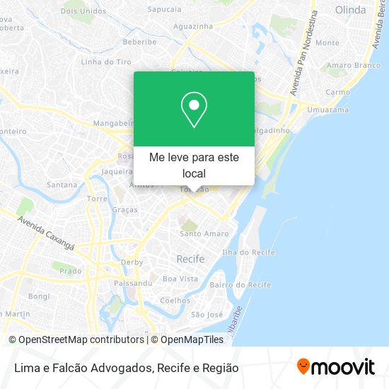 Lima e Falcão Advogados mapa