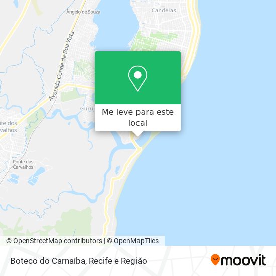 Boteco do Carnaíba mapa