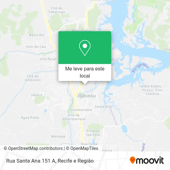 Rua Santa Ana 151 A mapa