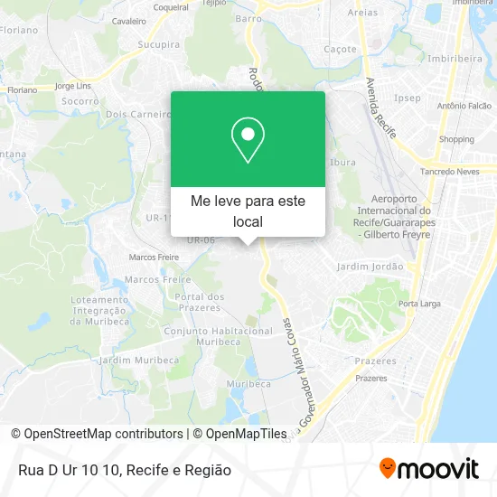 Rua D Ur 10 10 mapa