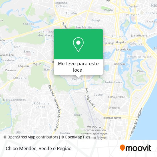 Chico Mendes mapa