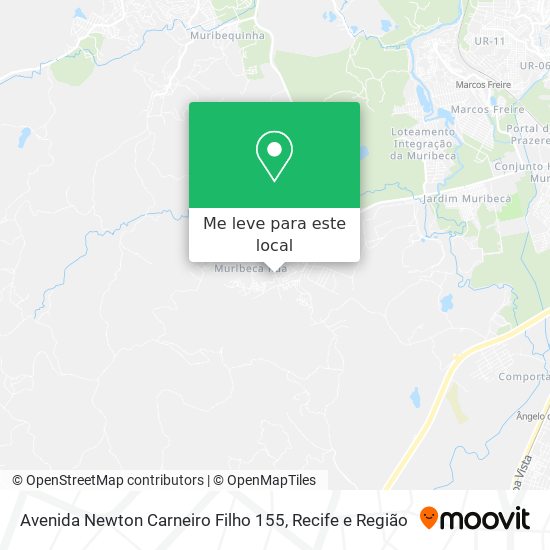 Avenida Newton Carneiro Filho 155 mapa