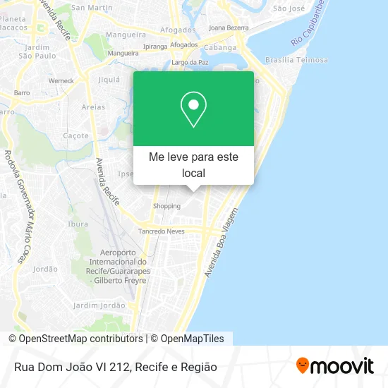 Rua Dom João VI 212 mapa