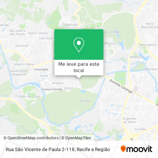 Rua São Vicente de Paula 2-118 mapa