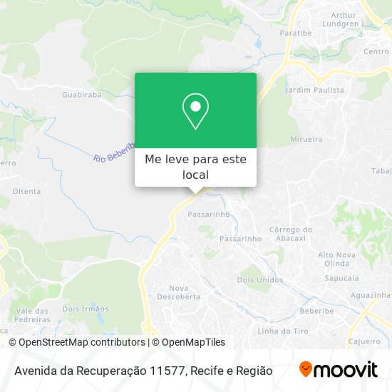 Avenida da Recuperação 11577 mapa