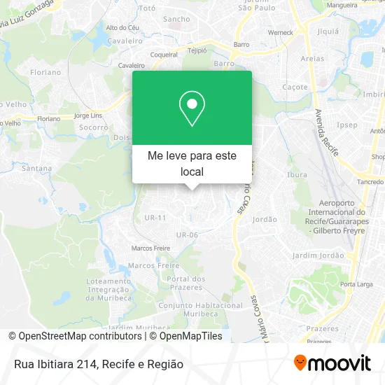 Rua Ibitiara 214 mapa