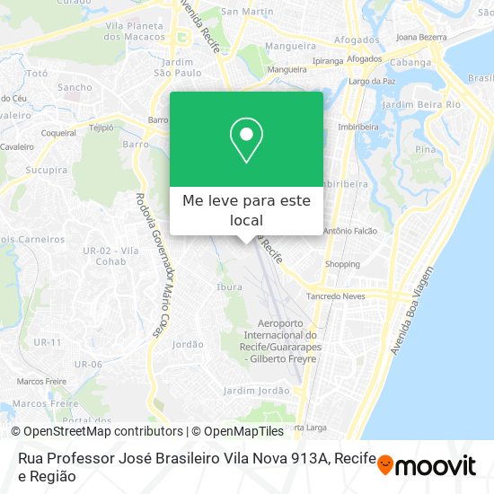 Rua Professor José Brasileiro Vila Nova 913A mapa