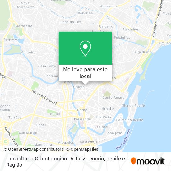 Consultório Odontológico Dr. Luiz Tenorio mapa