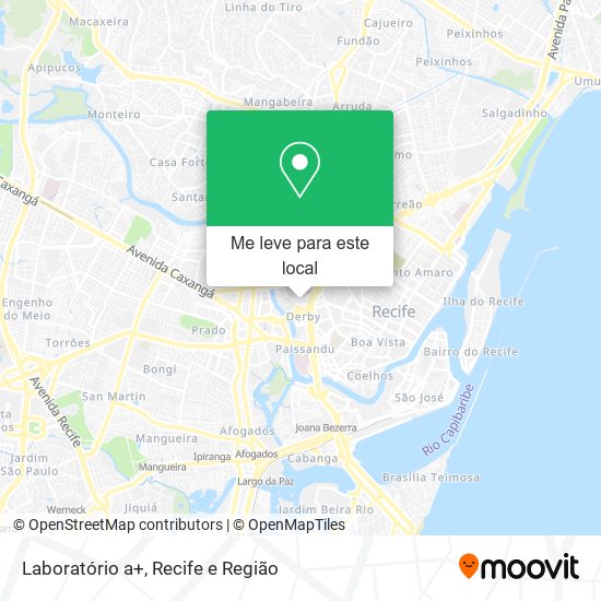 Laboratório a+ mapa