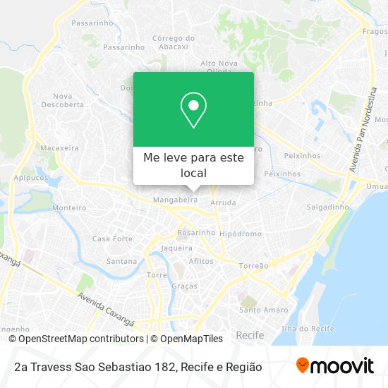 2a Travess Sao Sebastiao 182 mapa