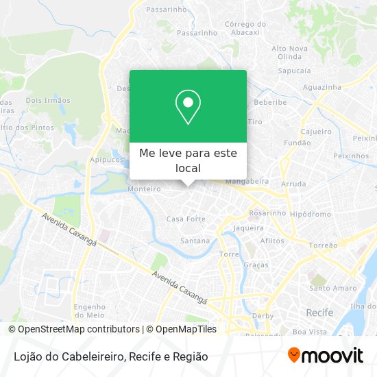 Lojão do Cabeleireiro mapa