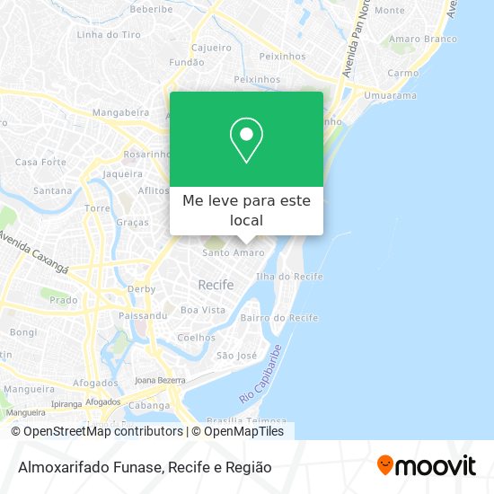 Almoxarifado Funase mapa