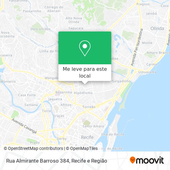 Rua Almirante Barroso 384 mapa