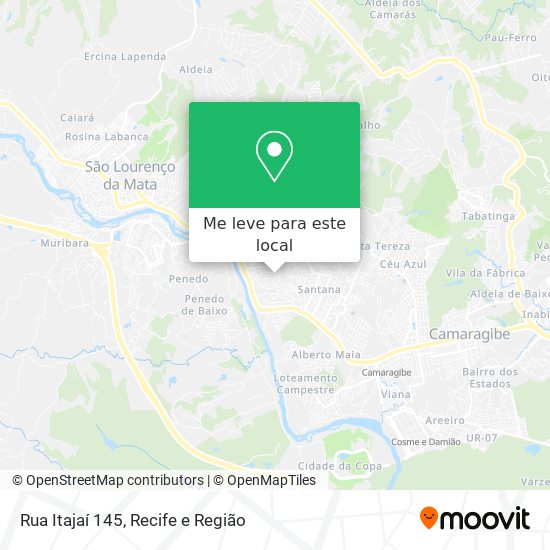 Rua Itajaí 145 mapa
