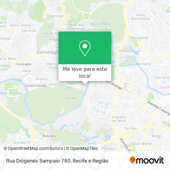 Rua Diógenes Sampaio 780 mapa
