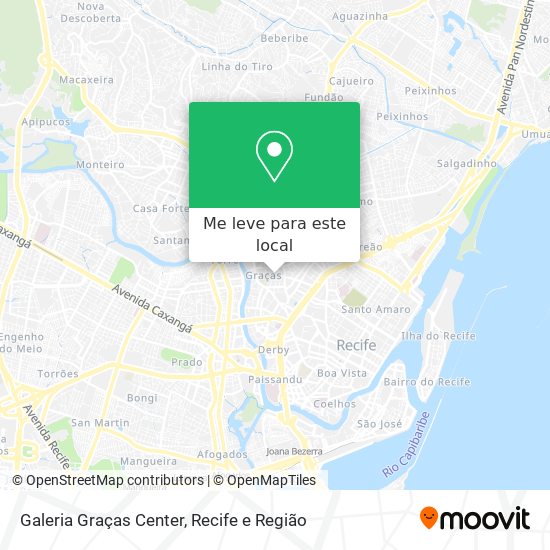 Galeria Graças Center mapa