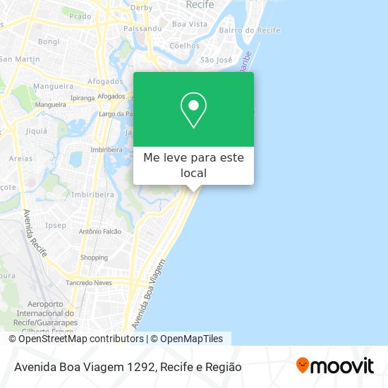 Avenida Boa Viagem 1292 mapa