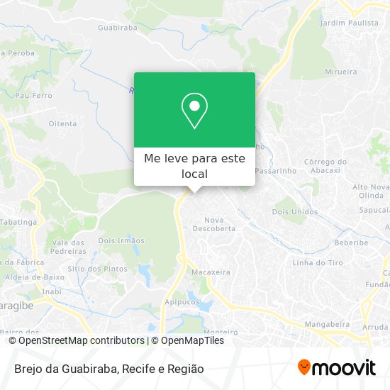 Brejo da Guabiraba mapa