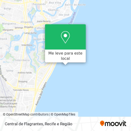 Central de Flagrantes mapa