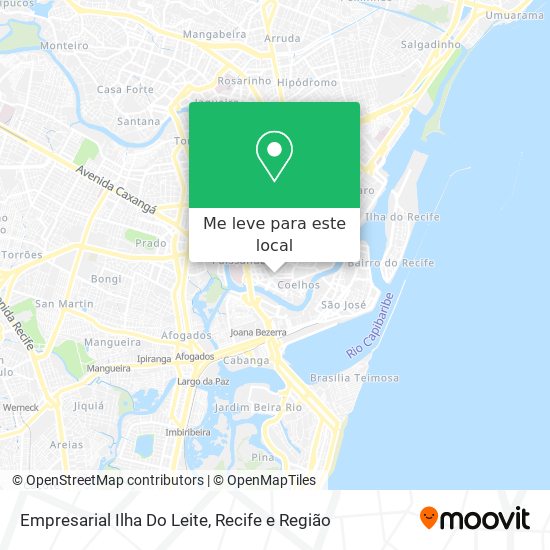 Empresarial Ilha Do Leite mapa
