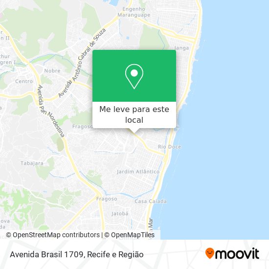 Avenida Brasil 1709 mapa