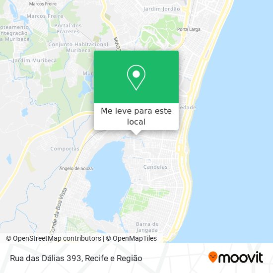 Rua das Dálias 393 mapa