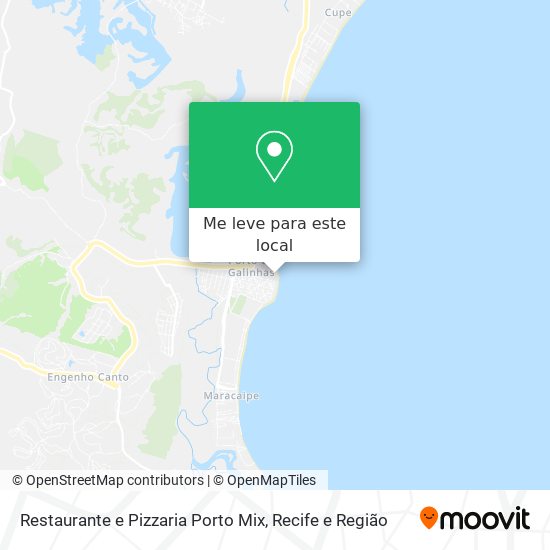 Restaurante e Pizzaria Porto Mix mapa
