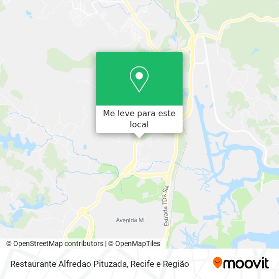Restaurante Alfredao Pituzada mapa