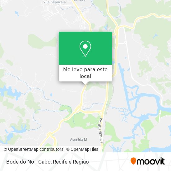 Bode do No - Cabo mapa