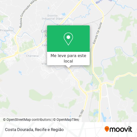 Costa Dourada mapa