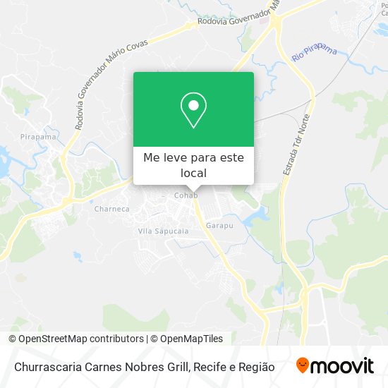 Churrascaria Carnes Nobres Grill mapa