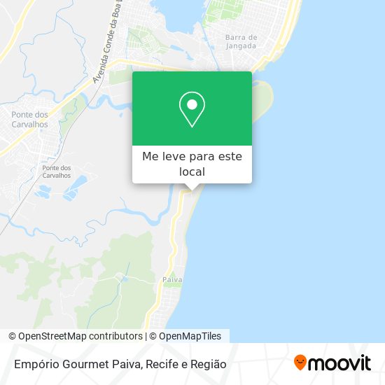 Empório Gourmet Paiva mapa