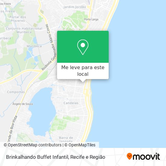 Brinkalhando Buffet Infantil mapa