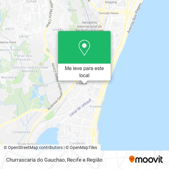 Churrascaria do Gauchao mapa