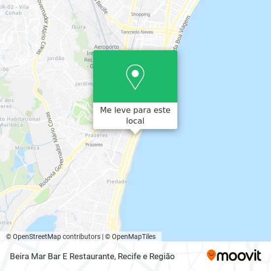 Beira Mar Bar E Restaurante mapa