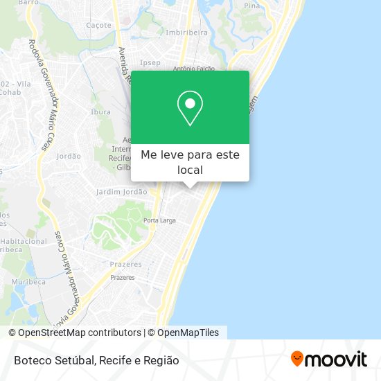 Boteco Setúbal mapa