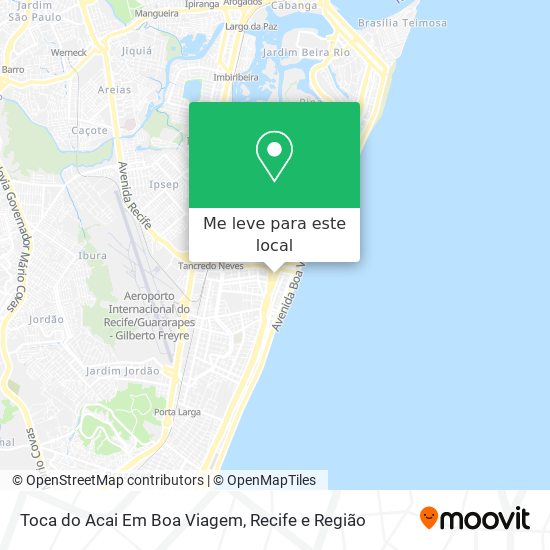 Toca do Acai Em Boa Viagem mapa