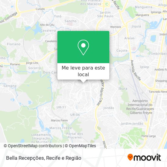 Bella Recepções mapa