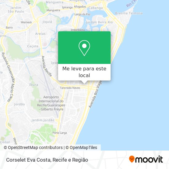 Corselet Eva Costa mapa