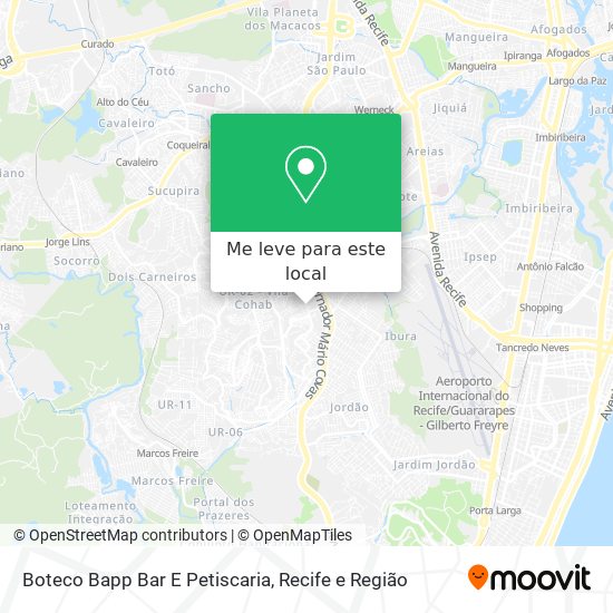 Boteco Bapp Bar E Petiscaria mapa