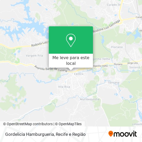 Gordelicia Hamburgueria mapa