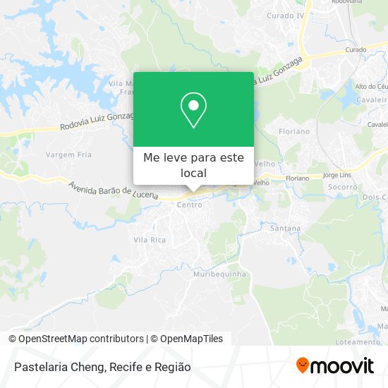 Pastelaria Cheng mapa
