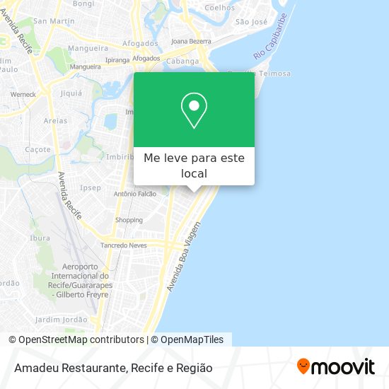 Amadeu Restaurante mapa