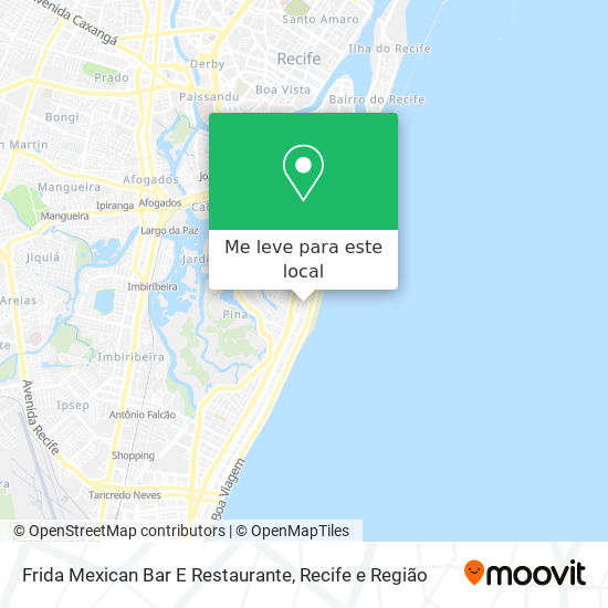 Frida Mexican Bar E Restaurante mapa