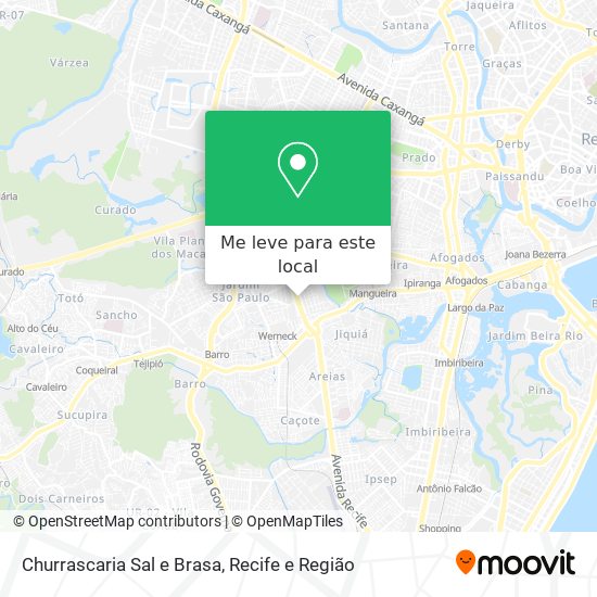 Churrascaria Sal e Brasa mapa