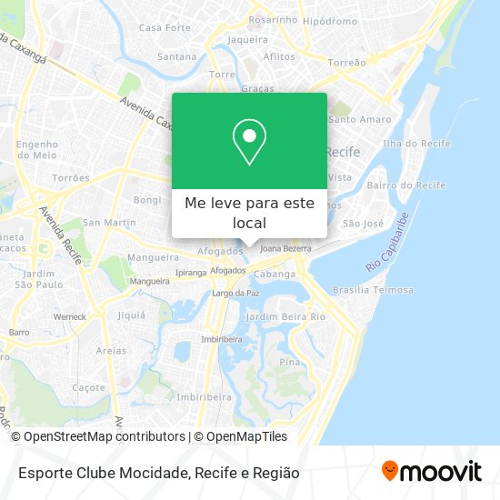 Esporte Clube Mocidade mapa