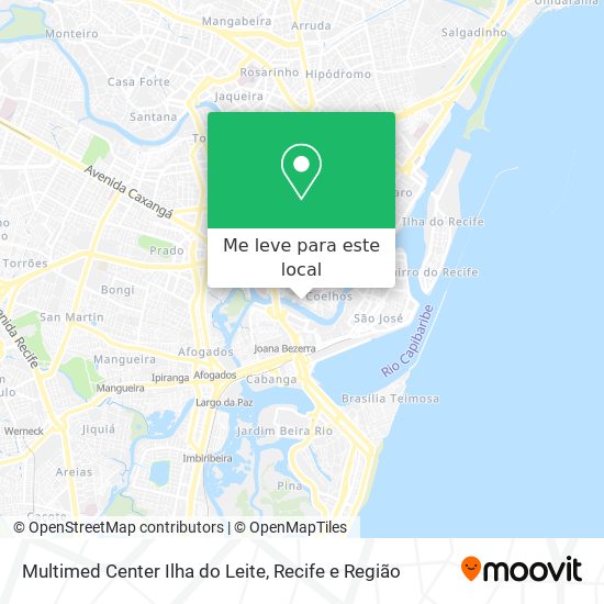 Multimed Center Ilha do Leite mapa